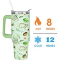 thumbnail image 6 of 40 oz Sloth Tumbler with Handle and Straw Lid 40oz Sloth Gifts for Women Double Stainless Steel Insulated Cup Sloth Travel Coffee Mug, 40 Ounce11, 6 of 6