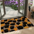 thumbnail image 2 of Tapis de Bienvenue Antidérapant Citrouille 1 Pce - Résistant à la Saleté, Absorbant et Parfait pour une Utilisation Intérieure et Extérieure, 2 of 5