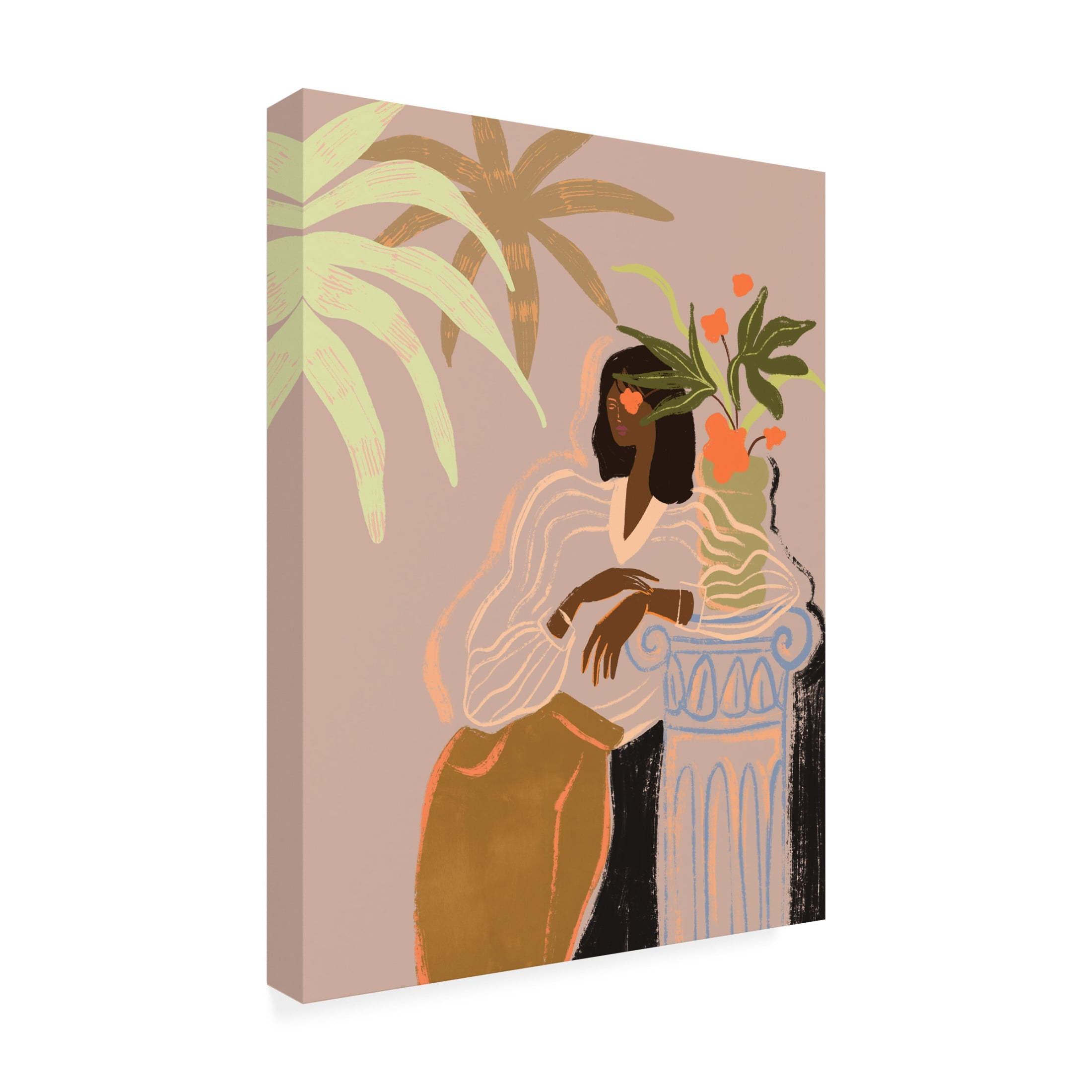 Trademark Fine Art Arty Guava Waiting Canvas Wall Art
