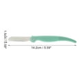thumbnail image 2 of 1 Pc Folding Type Eyebrow Trimmer for Bathroom Travel Hotel Toilet Bedroom Green ABS Stainless Steel, 2 of 4