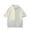White, variant on Summer Shirts for Men Casual Solid Color Button Lapel Short Sleeve Athletic T Shirt Top Casual Shirt Smart Casual Style