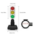thumbnail image 4 of USB Rechargeable LED Handlebar Traffic Light Motorcycle Bike Flashing Decorative Accessory For Outdoor Use, 4 of 8