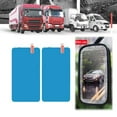 thumbnail image 2 of MYG 2pcs Truck Car Rain-proof Film Rearview Mirror Waterproof Stickers, 2 of 9