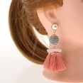 thumbnail image 2 of Pendientes de Borla Yinane Esmalte, 2 of 8