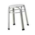 thumbnail image 3 of Luzkey Metal Stool Classroom Nonslip Diameter 29cm Easy Clean Practical Round Stackable Stool for Indoor Outdoor Dining Room Kitchen 29cmx50cm, 3 of 8