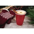 thumbnail image 3 of Dart SOLO Party Plastic Cold Drink Cups, 16 oz, Red, 24/Pack, 25 Packs/Carton, 3 of 5