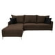 thumbnail image 3 of Sala Esquinera Caslon EL BAZAR STORE Chocolate 260x180 cm Lino Nacional Modular, 3 of 6