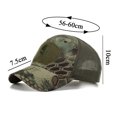thumbnail image 6 of Men Camouflage Baseball Cap Army Military Camo Hat Camouflage Outdoor Sports Cap Camo Tactical Cap Hunting Fishing Hat for Men Women, 6 of 8