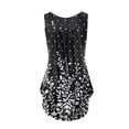 thumbnail image 3 of Up to 65% Off Women Fashion Summer Sexy Sleeveless Printing Light Loose Ventilation T-Shirt Tank Tops for Women 2024 Women Plus Size Tank Tops, 3 of 4