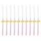 thumbnail image 3 of 10 piezas de cordón de honor para graduación, borlas para birrete y toga, accesorios para birrete académico Rosa, 3 of 9