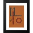 thumbnail image 2 of El Lissitzky 14x18 Black Modern Framed Museum Art Print Titled - Dlia Golosa (1923), 2 of 5