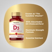 Vitamin D3 10,000 IU Softgels | 250 Count | High Potency | by Piping Rock