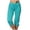 Green, variant on vdgthytj Athletic Capris for Women Elastic Waist Stretchy Drawstring Cuffs Summer Running Athletic Capris with Pockets