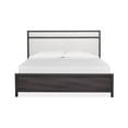 thumbnail image 2 of Magnussen Home Merrifield Raisin Black Queen Upholstered Panel Bed, 2 of 7