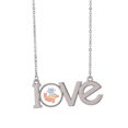 thumbnail image 1 of Control de la flor de primavera Collar de amor colgante joyería de encanto, 1 of 3