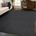 thumbnail image 2 of Beverly Rug Fluffy Modern Ultra Soft Plush Non Slip Easy Shag Indoor Area Rug Dark Gray 8x10, 2 of 9