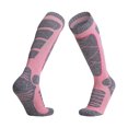 thumbnail image 3 of Calcetines de esquí de tubo largo para mujer, calcetines para deportes al aire libre, senderismo, parte inferior de toalla de tubo largo, absorben el sudor y mantienen el calor del mismo tamaño, 3 of 5