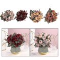thumbnail image 4 of Artificial Flowers Bridal Bouquet & Silk Plant Arrangement - Perfect Home & Garden Decor for Weddings and Events, 4 of 5