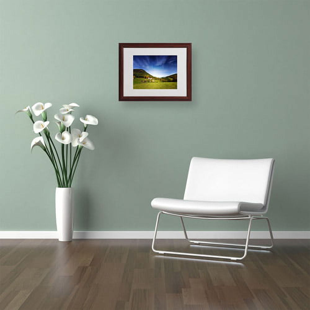 Trademark Fine Art "Nature Vosgienne" Canvas Art by Philippe Sainte-Laudy, Wood Frame