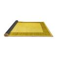 thumbnail image 2 of Ahgly Company Indoor Rectangle Solid Yellow Modern Area Rugs, 2' x 3', 2 of 4