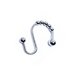 thumbnail image 5 of Gancho Para Barra De Ducha De Hierro Con Cinco Bolas Para Baño 12 Ganchos Para Cortina De Ducha Speravity HA022199-00, 5 of 6