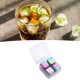 thumbnail image 1 of Cubitos de hielo reutilizables, cubitos de hielo de metal, piedras de hielo de acero inoxidable, piedra de whisky, artesanía excepcional, 1 of 12