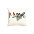 thumbnail image 3 of Christmas Outdoor Pillow Covers Waterproof 12x20 Inch Birds Christmas Winter Decorations Lumbar Throw Pillow Cases Xmas Birds Decor Decorative Pillows for Couch Holiday Teal, 3 of 8