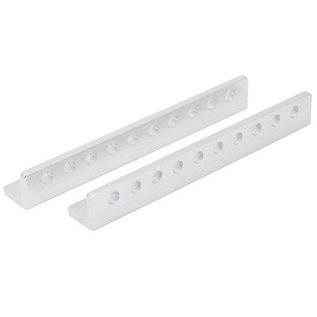 Canal, viga en forma de L de 10 orificios Viga de aluminio Suministro industrial Verdadera excelencia VoborMX herramienta