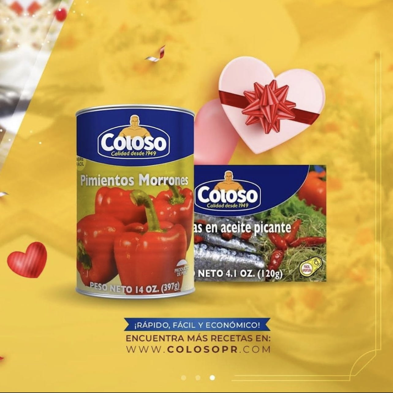 Coloso Sweet Red Peppers Pimientos Morones 7oz Canned Vegetables Without Common Allergens