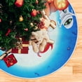 thumbnail image 5 of FMSHPON Halloween Celebration Fun Party Xmas Christmas Tree Skirt Stand Mat for Holiday Party Decoration Indoor Outdoor 48 inches, 5 of 6