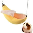thumbnail image 1 of OULII 2Set Small Animal Hammocks Sleeping Cotton Yellow for Indoor Use, 1 of 8