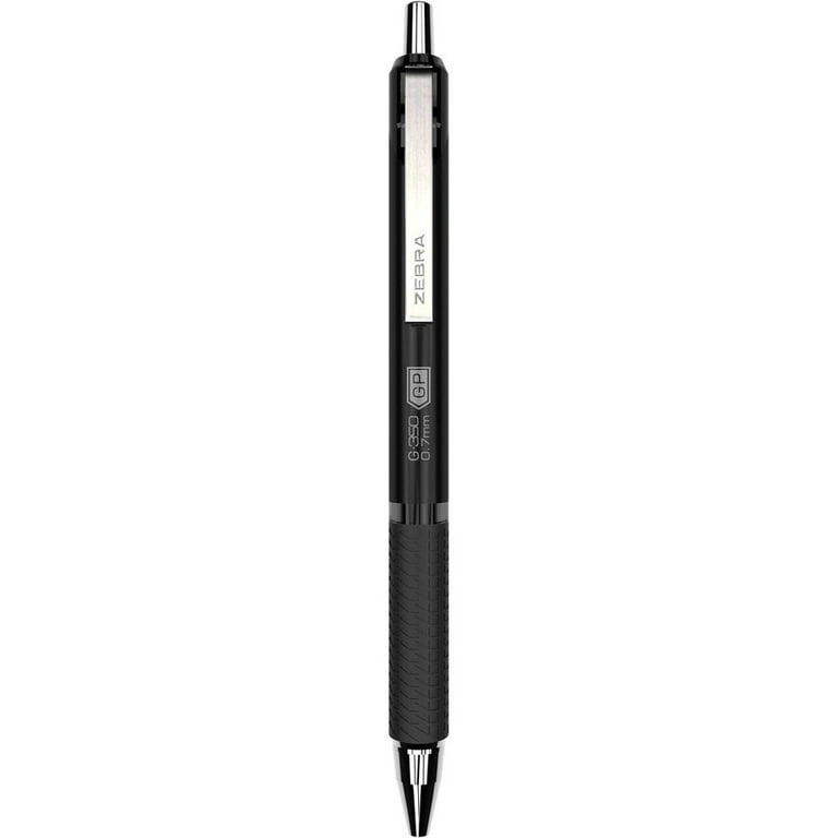 Zebra Pen G-350 Gel Pen - 0.7 mm Pen Point Size - Refillable - Cobalt Blue, Black Gel-based Ink - Metal Barrel - 1 / Pack