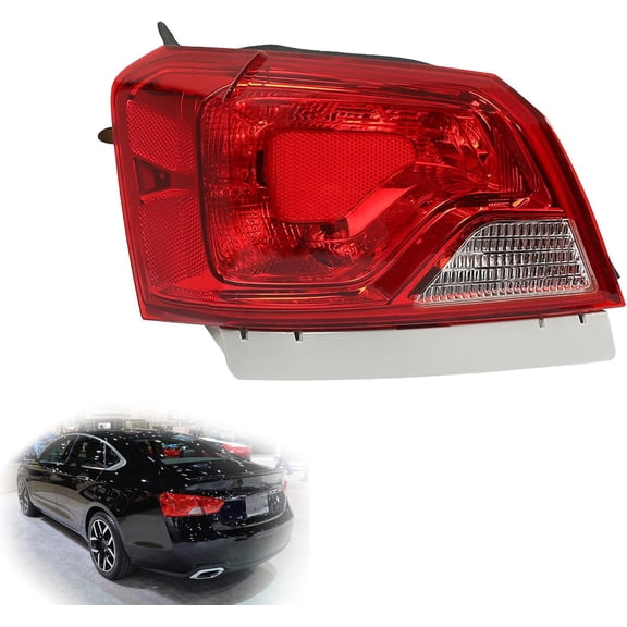 LABLT 1-Pc Tail Light Left Side with Red Replacement for 2014-2020 Impala