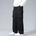 thumbnail image 5 of Pantalones Hombre Pantalones Cargo Negros Para Hombre Anchos Multibolsillos Nuevos En Largo Multibolsillos Baratos Con Estilo Coreano Ropa De Moda Emo, 5 of 5