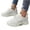 Beige,#044, variant on Trendy Women's Chunky Platform Sneakers – Sleek Pointed Toe Design with Height-Increasing Sole, Ultra-Cushioned Comfort for Fashionable Casual Wear,36