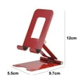 thumbnail image 2 of Creative foldable metal phablet stand desktop creative stand, 2 of 5