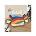 thumbnail image 5 of Blotona Baby Casual Pants Suits Long Sleeve Rainbow Pullover + Long Pants Set, 5 of 9