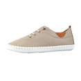 thumbnail image 2 of Lunar Womens St Ives Leather Plimsolls, 2 of 3