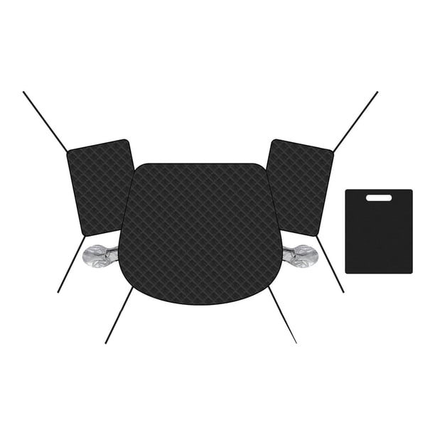 Funda para parabrisas de coche, protección solar contra hielo y nieve. Negro