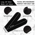thumbnail image 5 of Spa Facial Headband Make Up Wrap Head Terry Cloth Headband Adjustable Towel Band for Face Washing Shower Facial Cover, 3PCS, 5 of 6