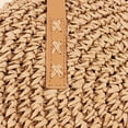 thumbnail image 4 of Bolsa bandolera de paja de playa redondo de verano de Bali de mano grandes tejidos Sywqhk Para Estrenar, 4 of 9
