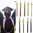 thumbnail image 3 of Eoperou Academic Tassel Smooth Decorative Multicolor Metal Year Card Graduation Tassel for School, 3 of 8