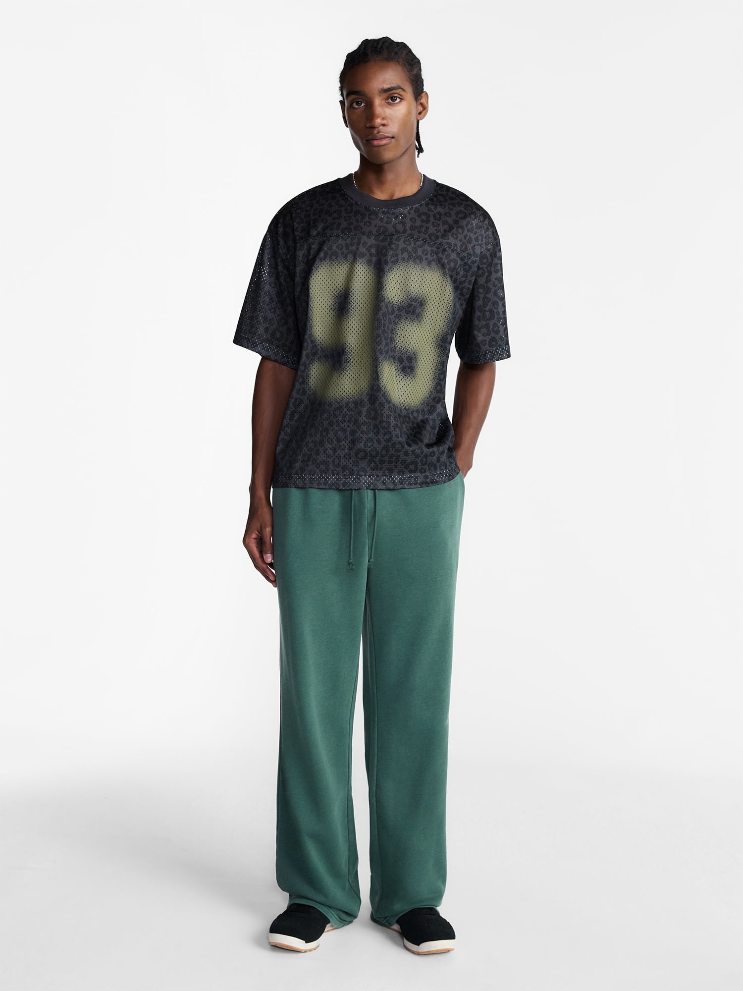 No Boundaries Soft Fleece Vintage Straight Sweatpants, Men's XS-5XL