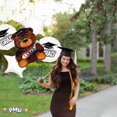 thumbnail image 4 of PMU Congrats Grad Balloon Bouquet | Graduation Decoration Mylar Balloons | Celebrate Success with Vibrant Graduation Balloons | Congrats Grad Big Bear Balloon Bouquet Silver (5/Pkg) Pkg/1, 4 of 8