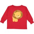 thumbnail image 3 of Inktastic Happy Lion Boys or Girls Long Sleeve Toddler T-Shirt, 3 of 5