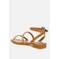 thumbnail image 3 of Flippity Studded Ankle Strap Flat Sandals, 3 of 11