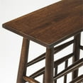 thumbnail image 3 of Home Square Magazine Rack End Table in Dark Brown - Set of 2, 3 of 3
