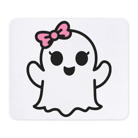 CafePress - Cute Coquette Ghost - Non-slip Rubber Mousepad, Gaming Mouse Pad
