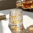 thumbnail image 4 of Spinning Glasses, Hand-Painted Embossed Rotating Glass â Minimal Tumbler with Smooth Spin Design, Rotating Glasses with Unique Embossed Bases Enhance, 4 of 5