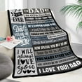 thumbnail image 4 of Grandpa Gifts Gifts for Grandpa Gifts for Grandpa Papa Grandparents from Grandkids Granddaughter Grandchridren Best Grandpa Ever Gifts Fathers Day Christmas Birthday Gifts for Grandpa Blanket 50"x60", 4 of 5